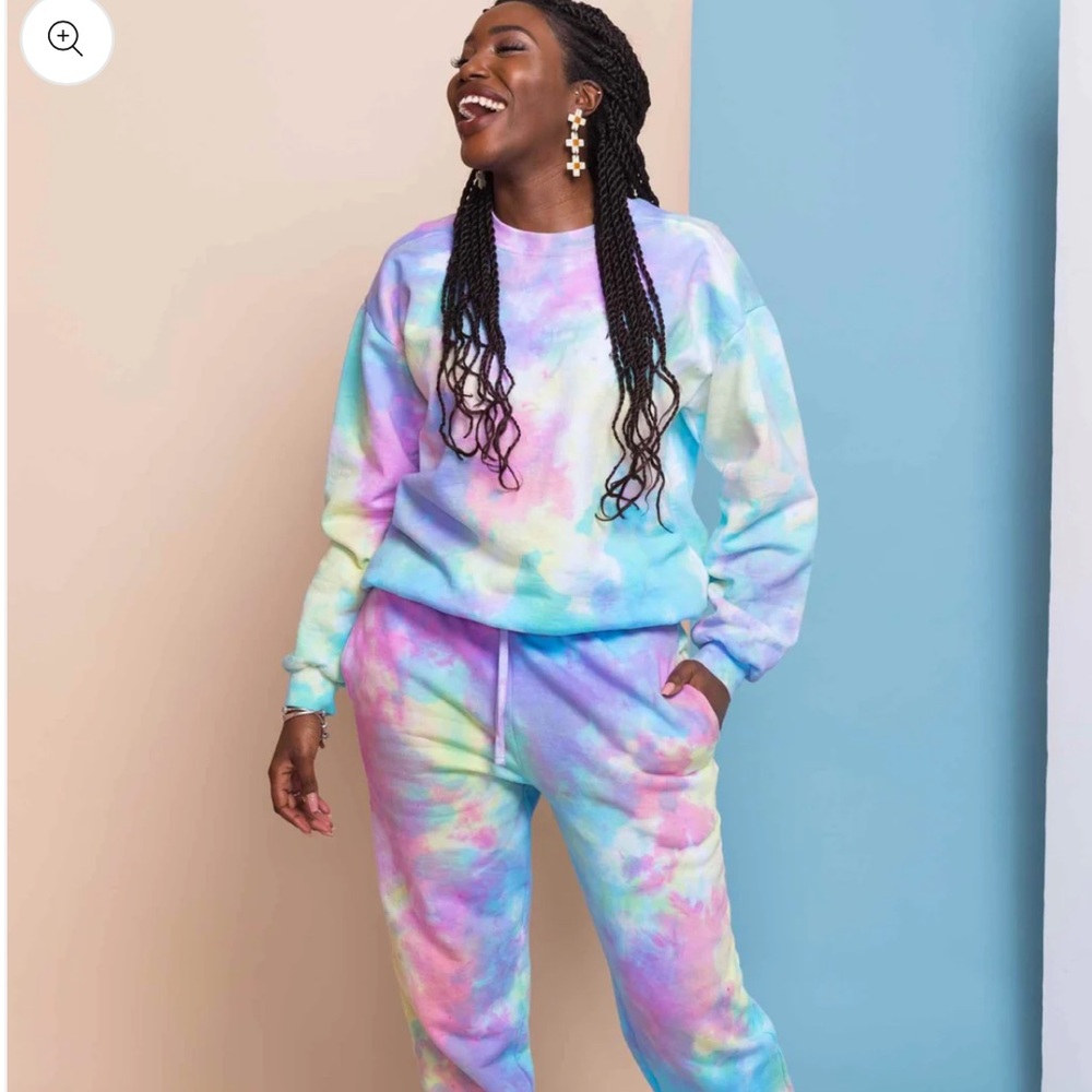 Masha Apparel Pastel Tie Dye Sweatsuit